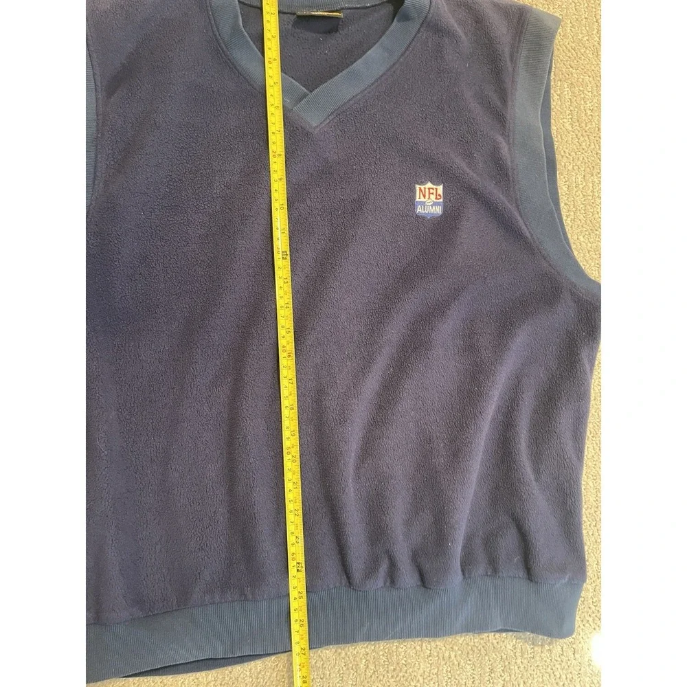 NFL Alumni Men's Extra Large Vintage 90s Blue‎ Sweater Vest XL Vtg Made In USA